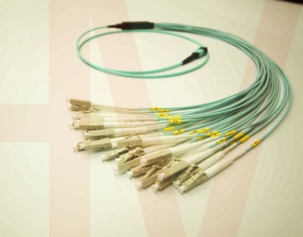 Custom 8cores 12cores MPO MTP Patch Cable Fiber Optic Connector