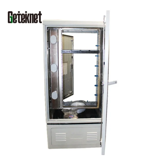 Gcabling Communication Optical Distribution Equipment 22u 19inch IP65 Waterproof Fiber Optic Outdoor Telecom Cabinet