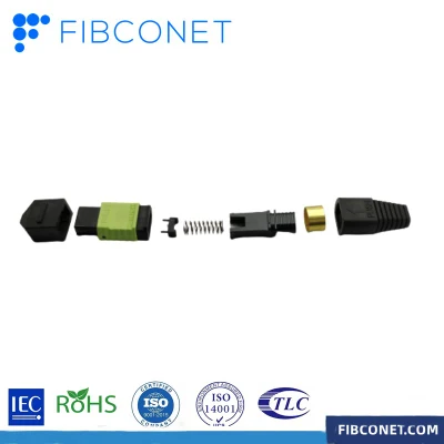 FTTH Mop MPO Connector Fiber Tube Connectors Om3 Om4 MTP/MPO Fiber Optic Connector