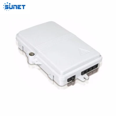 4 Core Fiber Optic Terminal Box PLC Splitter Waterproof FTTH Box Fiber Optic Distribution Box